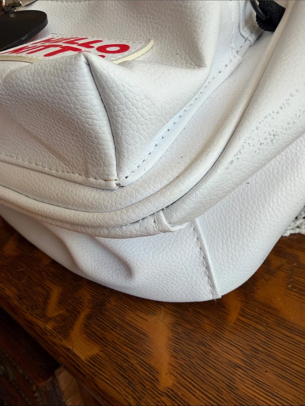 Hello Kitty White and Red Mini Backpack with Bow Accent